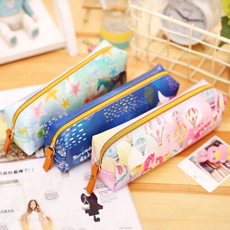 得力 deli 66678 多功能大容量笔袋，韩国小清新风格的不二之选